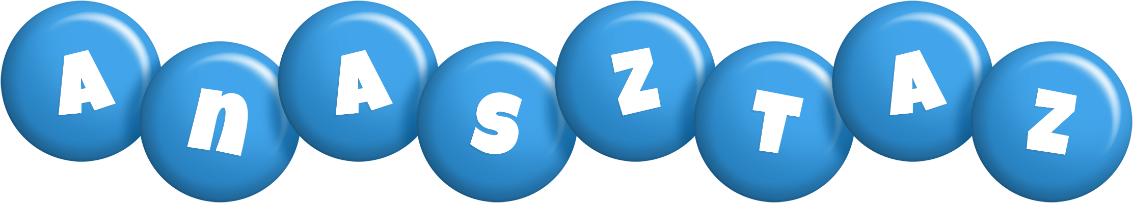 Anasztaz candy-blue logo