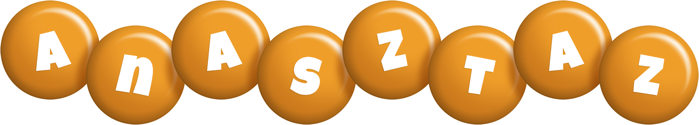 Anasztaz candy-orange logo