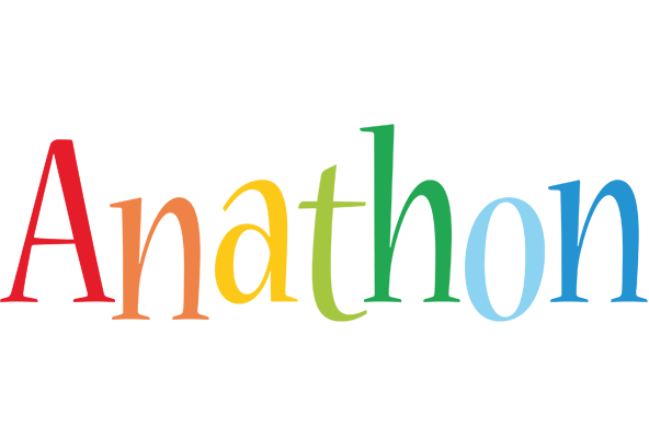 Anathon birthday logo