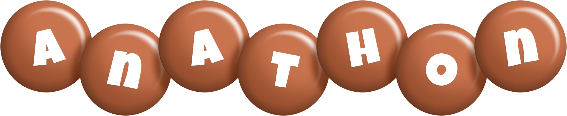 Anathon candy-brown logo