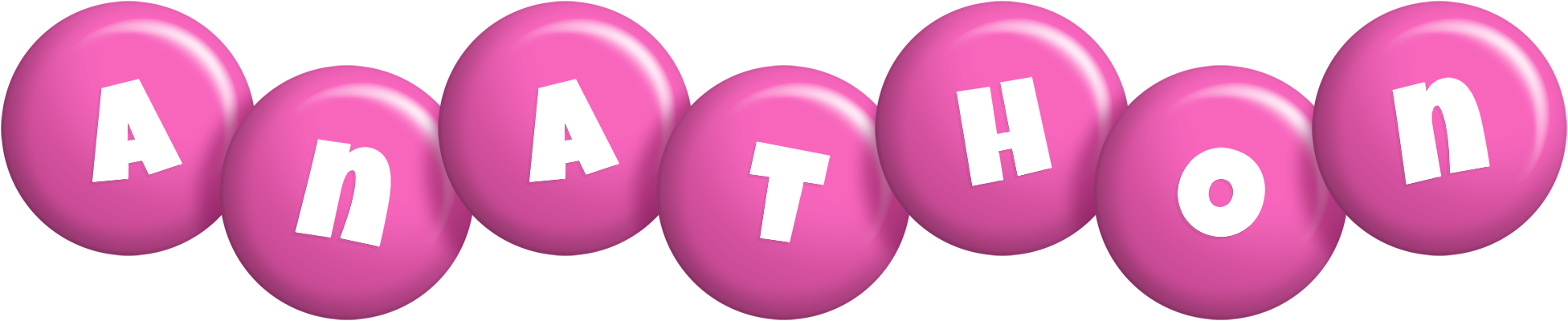 Anathon candy-pink logo