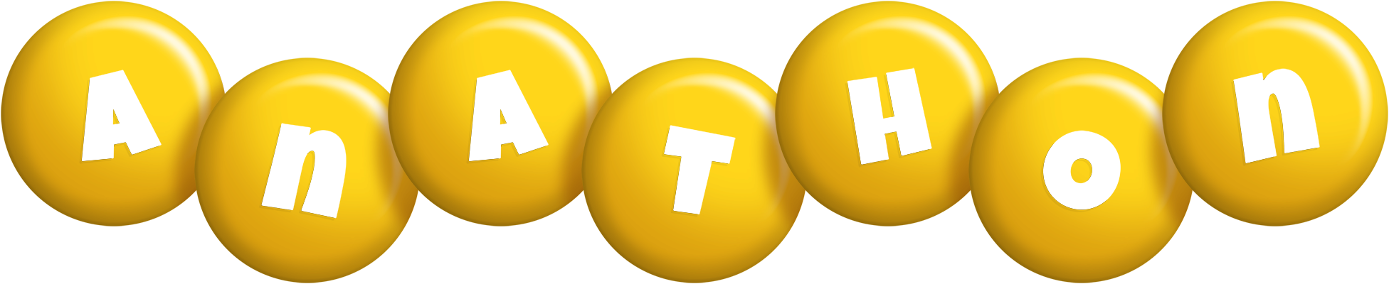 Anathon candy-yellow logo