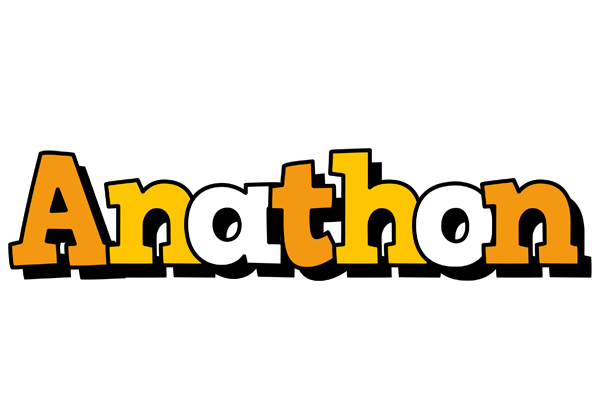 Anathon cartoon logo