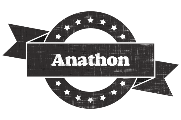 Anathon grunge logo