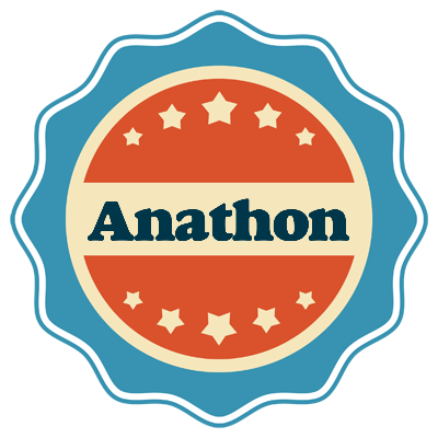 Anathon labels logo