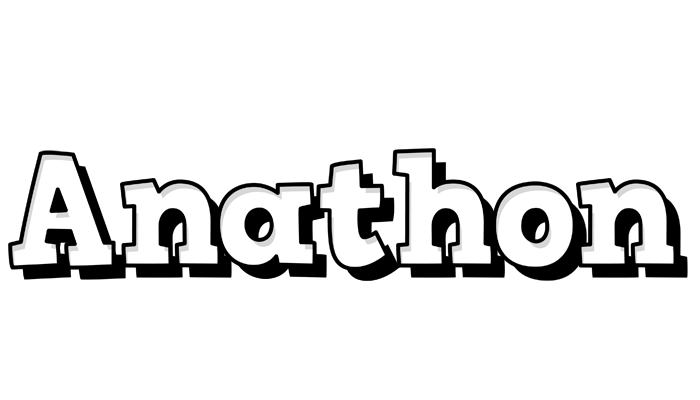 Anathon snowing logo
