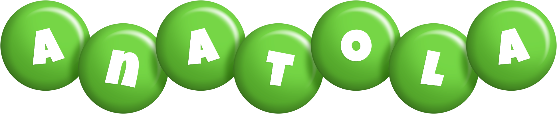 Anatola candy-green logo