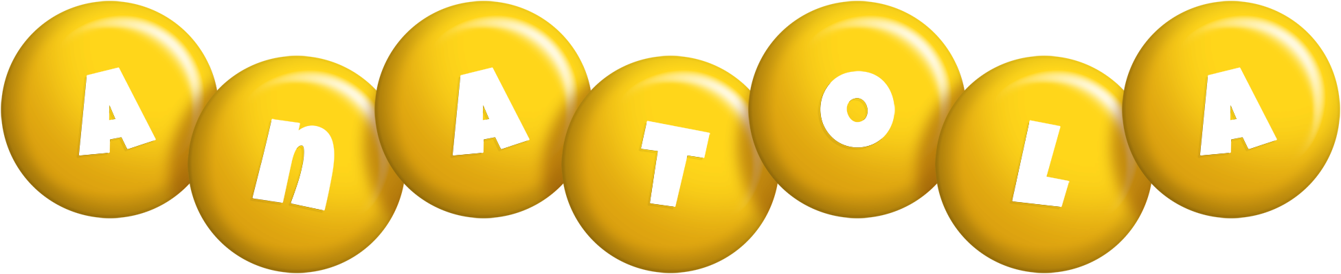 Anatola candy-yellow logo