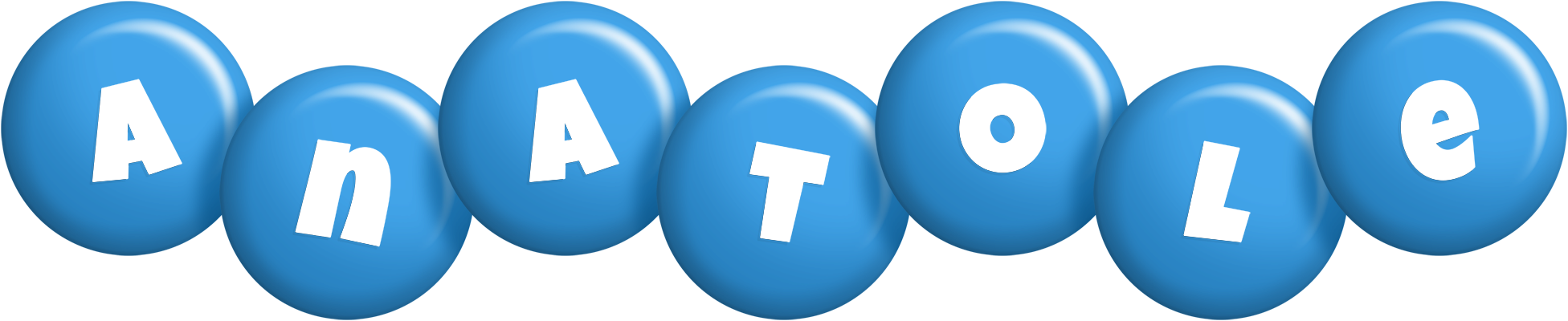 Anatole candy-blue logo