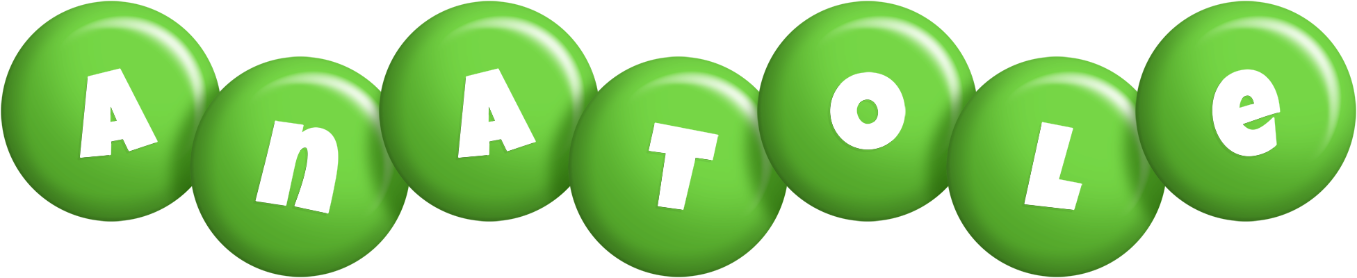 Anatole candy-green logo