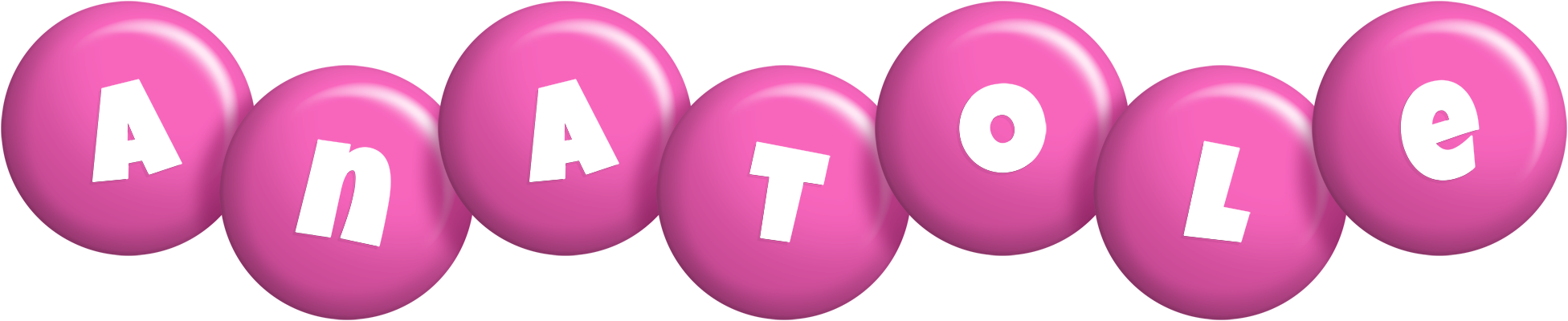 Anatole candy-pink logo