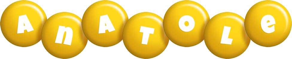 Anatole candy-yellow logo
