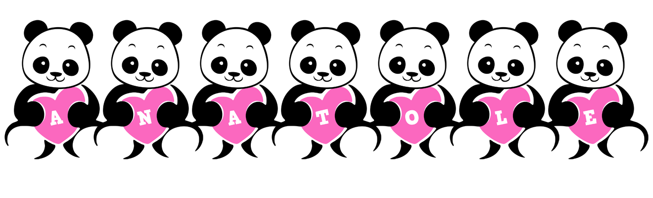 Anatole love-panda logo