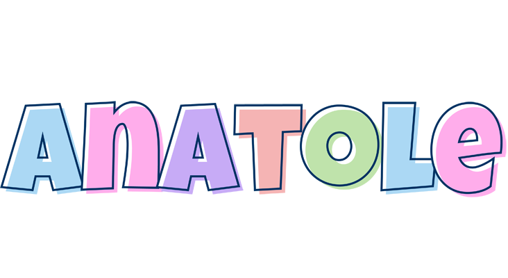 Anatole pastel logo