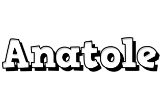 Anatole snowing logo