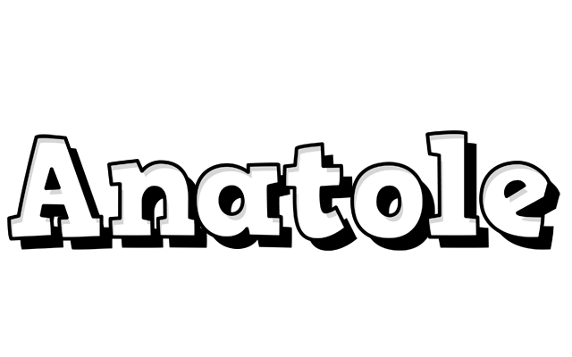 Anatole snowing logo