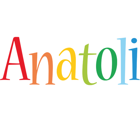 Anatoli birthday logo