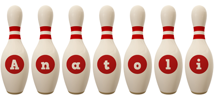 Anatoli bowling-pin logo