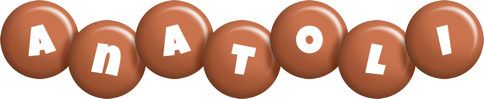 Anatoli candy-brown logo