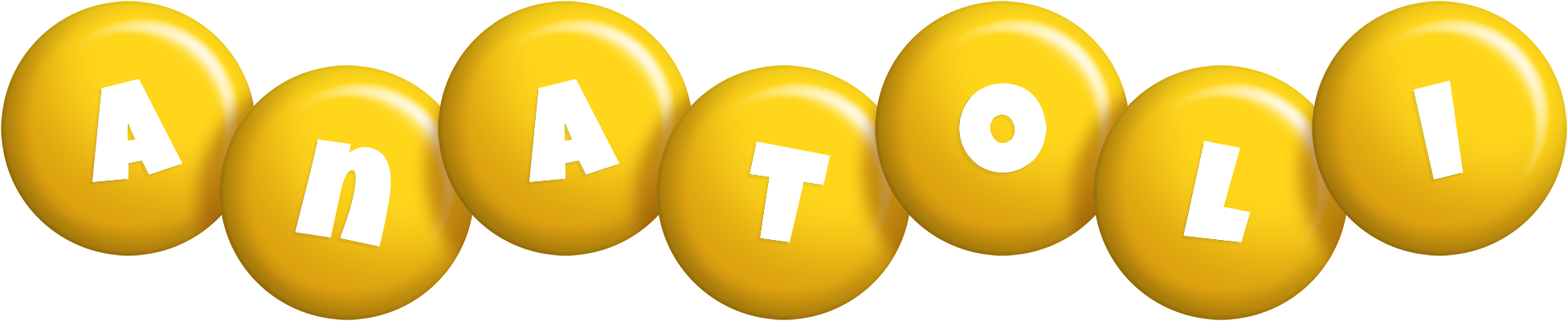 Anatoli candy-yellow logo