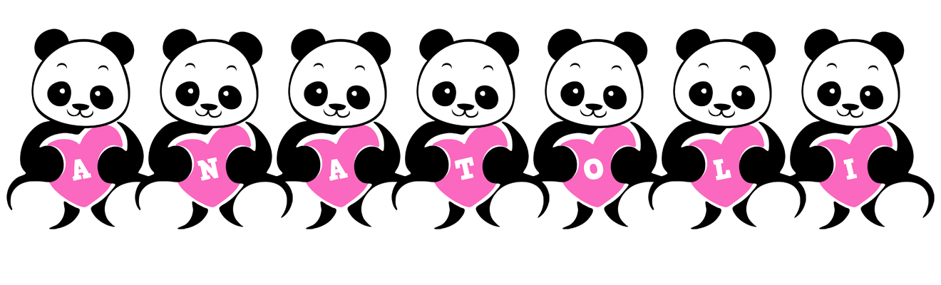 Anatoli love-panda logo
