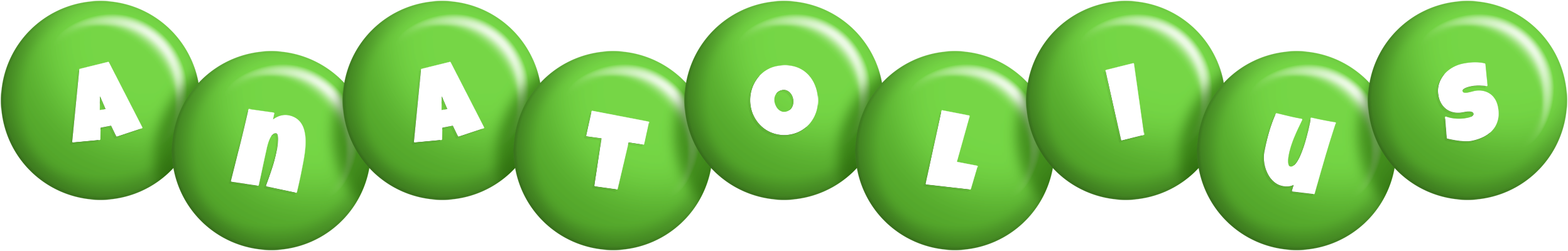 Anatolius candy-green logo