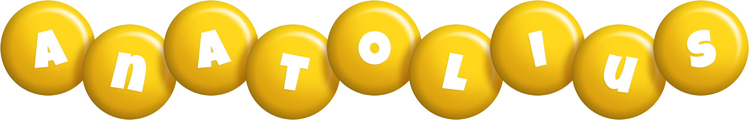 Anatolius candy-yellow logo