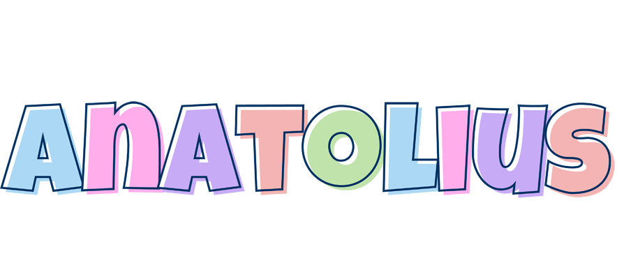 Anatolius pastel logo