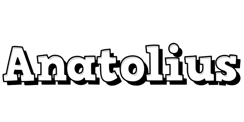Anatolius snowing logo