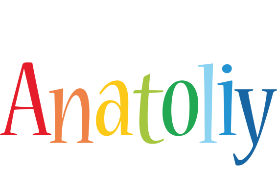 Anatoliy birthday logo