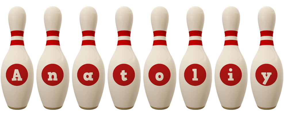 Anatoliy bowling-pin logo