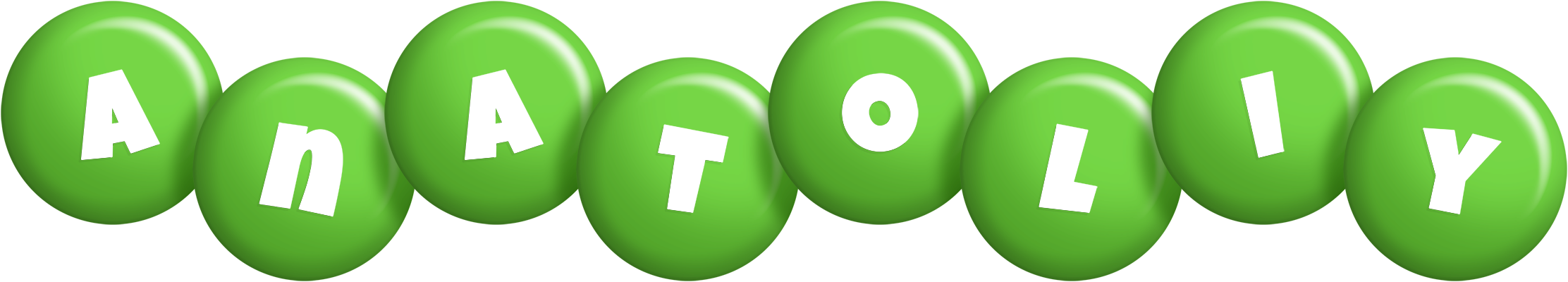 Anatoliy candy-green logo
