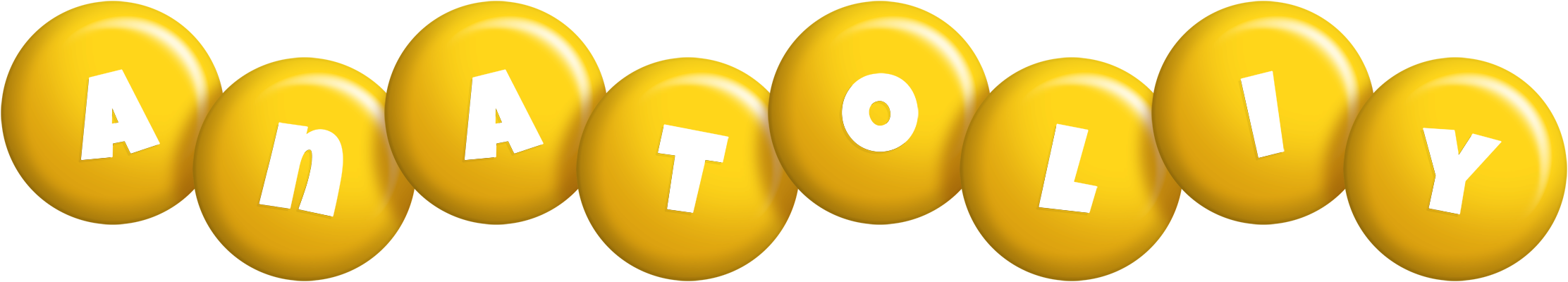 Anatoliy candy-yellow logo