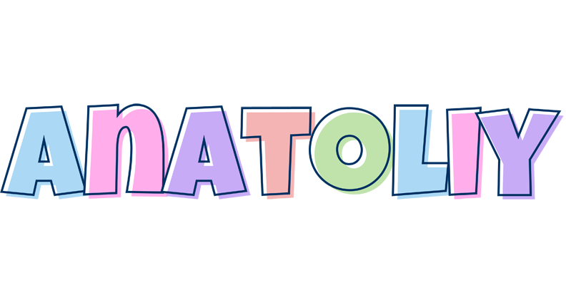 Anatoliy pastel logo