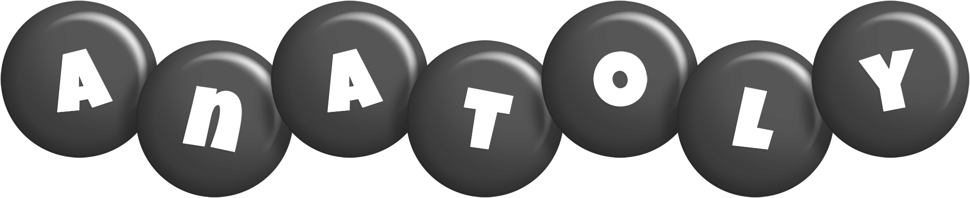 Anatoly candy-black logo