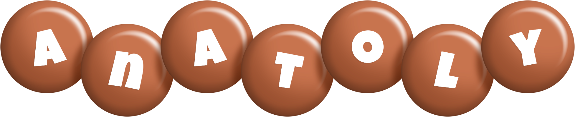 Anatoly candy-brown logo