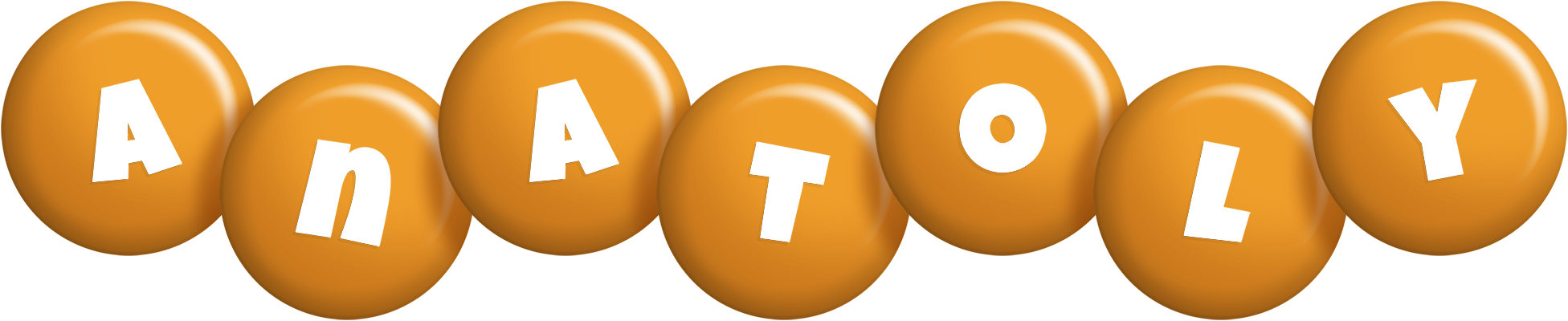 Anatoly candy-orange logo