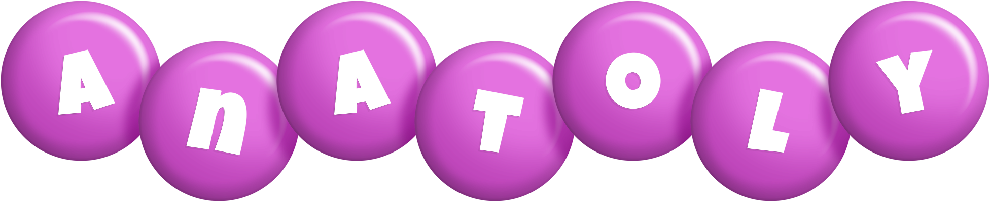 Anatoly candy-purple logo