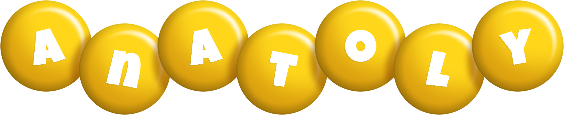 Anatoly candy-yellow logo