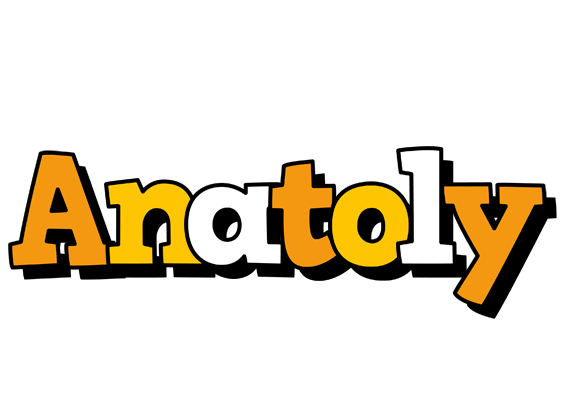 Anatoly cartoon logo