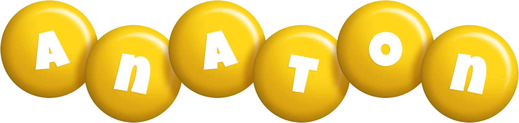 Anaton candy-yellow logo