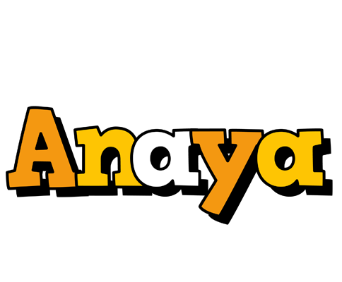 Anaya cartoon logo