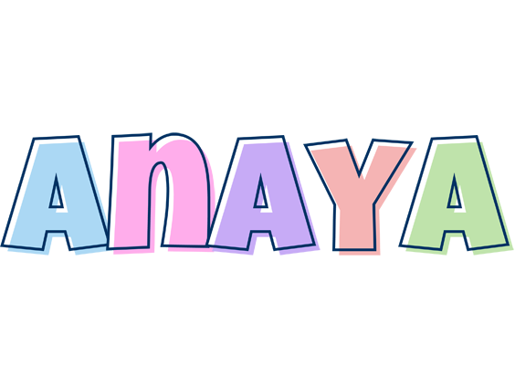 Anaya pastel logo