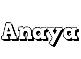 Anaya snowing logo