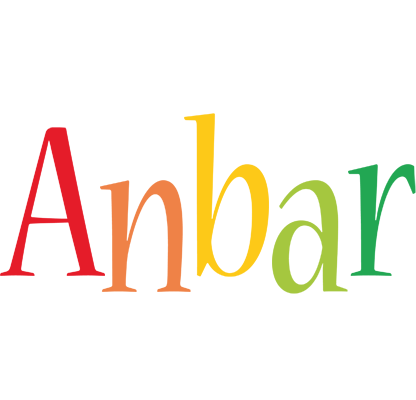 Anbar birthday logo