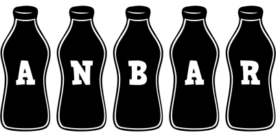 Anbar bottle logo