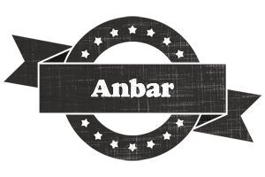 Anbar grunge logo