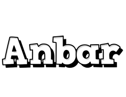 Anbar snowing logo