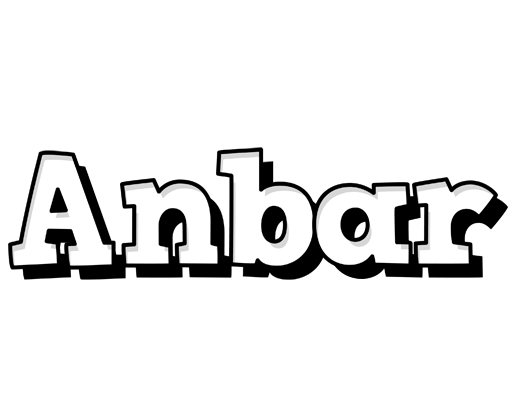 Anbar snowing logo