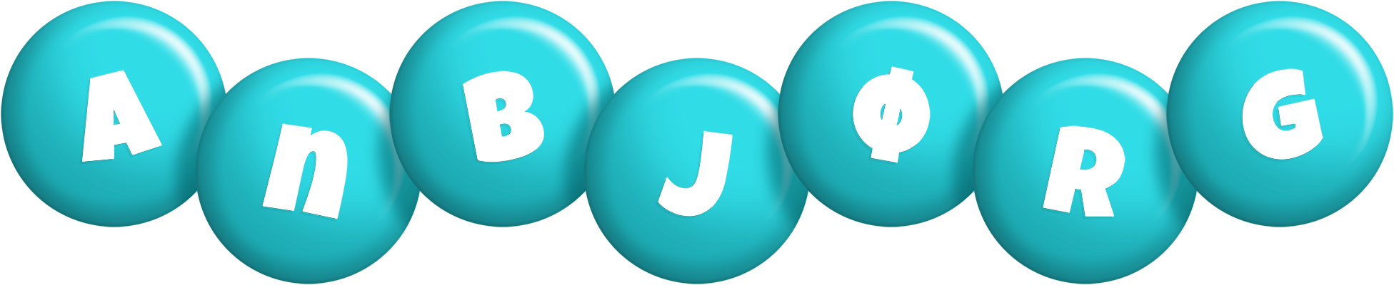 Anbjørg candy-azur logo